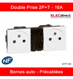 Prise électrique double 16A gamme Niloé - Legrand - www.domotique