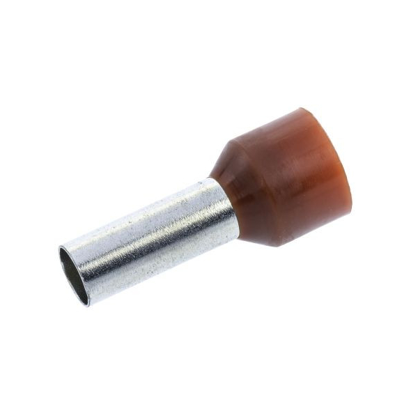 Embout de câblage marron 10mm2 - 41055 X 10 UNITES