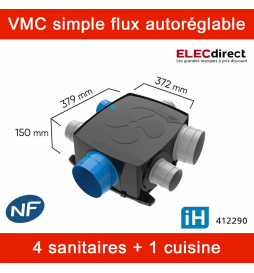 Kit VMC AUTOCOSY 4 sanitaires + 1 cuisine