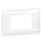 Legrand - Mosaic L - Plaque de finition horizontale 3 modules - Blanc - Réf : 078803L