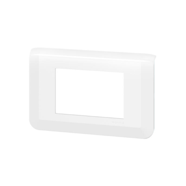 Legrand - Plaque Mosaic - 3 modules - blanc - Réf : 078803L