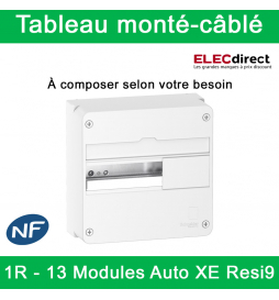 TABLEAU PREEQUIPE 2 RANGEES VERSION XE SCHNEIDER