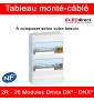 Legrand - Tableau monté-câblé : 2 rangées 26 modules (13 par rangée) - DX³ - DNX³ - à composer