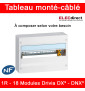Legrand - Tableau monté-câblé : 1 rangée de 18 modules - DX³ - DNX³ - à composer