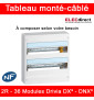 Legrand - Tableau monté-câblé : 2 rangées 36 modules - DX³ - DNX³ - à composer