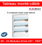 Legrand - Tableau monté-câblé : 3 rangées 54 modules (18 par rangée) - DX³ - DNX³ - à composer