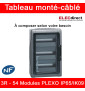 Legrand - Tableau Plexo monté-câblé : 3 rangées 54 modules - IP65/IK09 - DX³ - DNX³ - à composer
