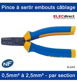 Klauke - Tournevis multifonctions avec 8 embouts - Réf : KL180B8