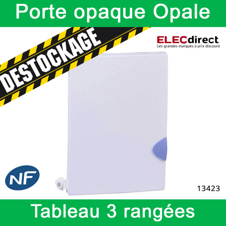 Schneider - Opale - porte Opaque pour coffret 13M - 3R - 13423 - ANCIEN MODELE