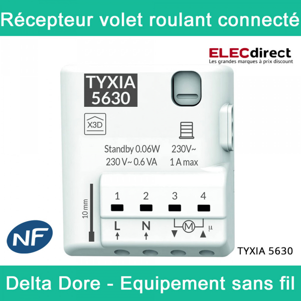 Delta Dore - Récepteur pour volet roulant connecté - Équipement