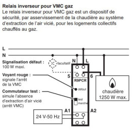 Schneider - Resi9 XP - Relais inverseur pour VMC - DSC - gaz - Réf : R9PCR