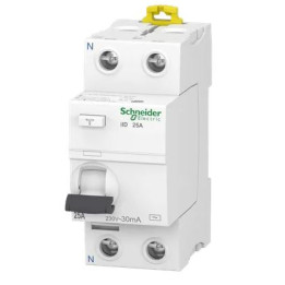 SCHNEIDER - Interrupteur Différentiel 2P - 25A - 30mA - AC - A9R11225