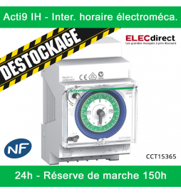 CCT15910 Schneider - interrupteur horaire annuel programmable 1 canal