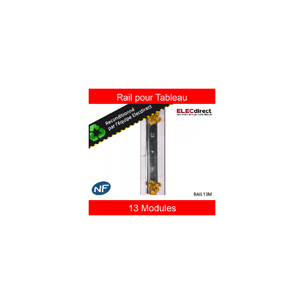 Legrand - Reconditionné - Rail pour tableau 13 modules - RAIL13M
