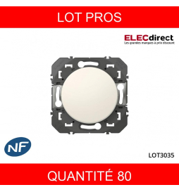 LEGRAND - LOT PROS - Interrupteur ou va-et-vient Legrand dooxie 10AX 250V finition blanc - 600001X80