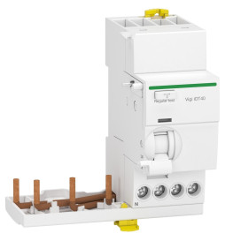 Schneider - Acti9 iDT40 - Bloc différentiel Vigi - 3P+N - 25A - 30mA - type AC - Réf : A9Y62725