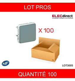 LEGRAND - LOT PROS- Plexo - Va-et-Vient composable 10A - 230V - IP55/IK07- 069511X100