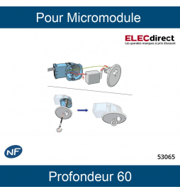 Boîte plafond micromodule