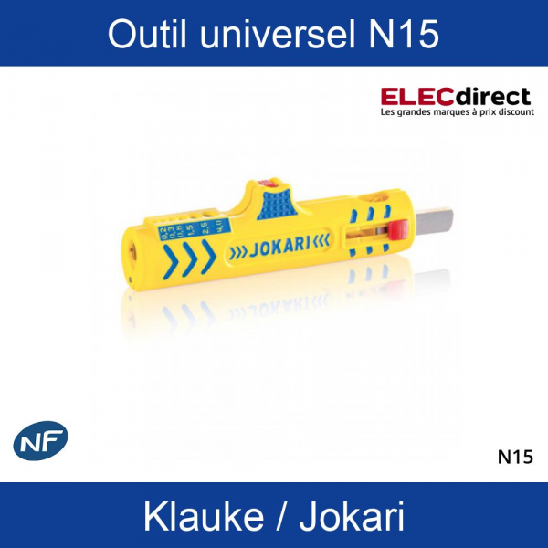 Klauke - Jokari - N°15 - Outil universel - Réf : N15 - ELECdirect Vente  Matériel Électrique