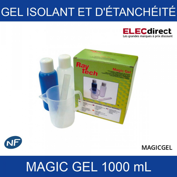 Magic gel bi-composant 2x250ml étanchéité electrique - KLAUKE