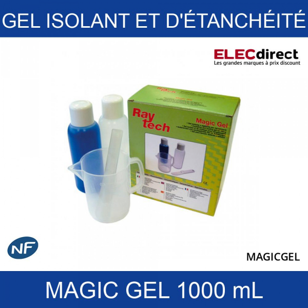 Klauke - Magic Gel 1000mL- Gel isolant et d'étanchéité - Réf : MAGICGEL -  ELECdirect Vente Matériel Électrique