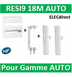 Schneider - Resi9 - coffret 18M AUTO - 2R 36M + Peignes H. et V. - R9H18402+R9EXV+R9EXHC18x2