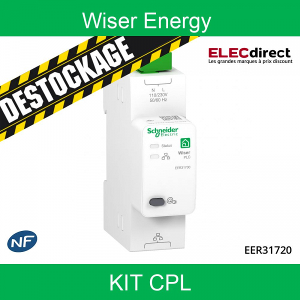 Schneider - Wiser Energy - Kit CPL - Réf : EER31720 - ELECdirect