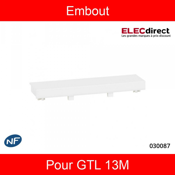 Legrand 030087  Embout d'extrémité pour goulotte GTL 13 modules