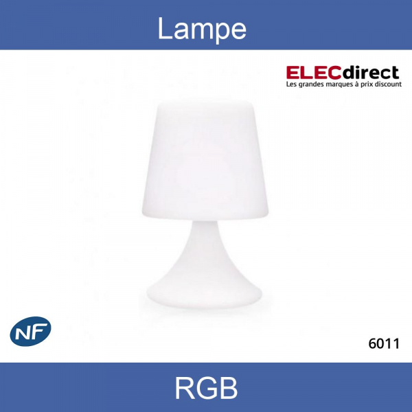 MIIDEX - Lampe RGB - Réf : 6011 - ELECdirect Vente Matériel Électrique