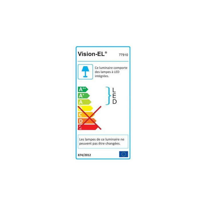 Miidex - Plafonnier LED Ovale - 12W - 1320 Lm - 4000°K - Réf : 77910