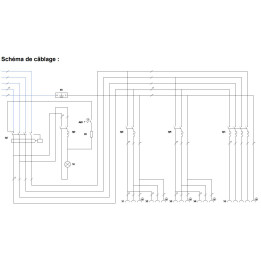 Eur'Ohm - Coffret de chantier IP55 - 4 prises 2P+T - 3P+N+T - 32A - Réf : 19211