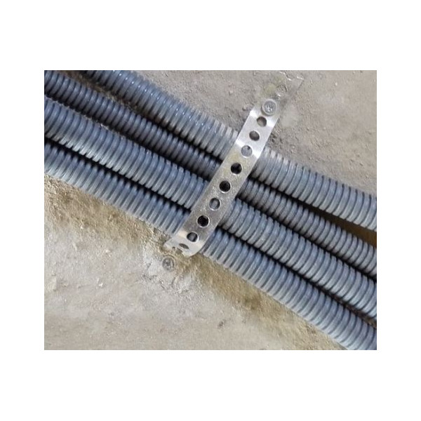 RAM - Bande perforée en Acier galvanisé - 10 m x 17 mm - Réf : 93760