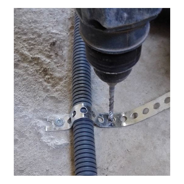 RAM - Bande perforée en Acier galvanisé - 10 m x 17 mm - Réf : 93760