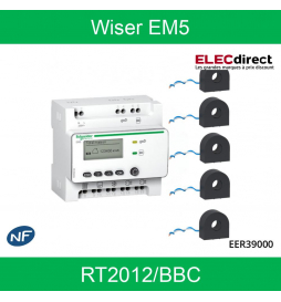 Schneider - Compteur d'énergie - TRI IEM3110 - 63A - impulsion -  SCHA9MEM3110 - Acti 9 - MID - ELECdirect Vente Matériel Électrique