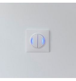 Legrand - Plaque de Finition carrée 1 poste Dooxie - Blanc - Réf : 600801