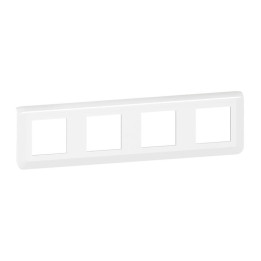 Legrand - Mosaic L - Plaque de finition horizontale pour 4x2 modules - Blanc - Réf : 078808L