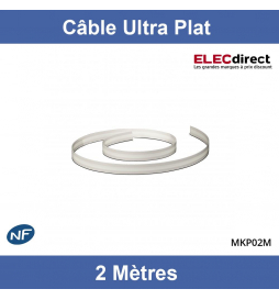 Câbles invisibles / ultra-plats - ELECdirect Vente Matériel Électrique