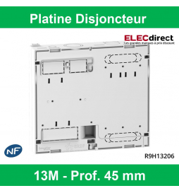 Schneider - R9H13206 - Platine pour Disjoncteur branchement Seul - Mono / TRI - prof. 45mm - R9H13206