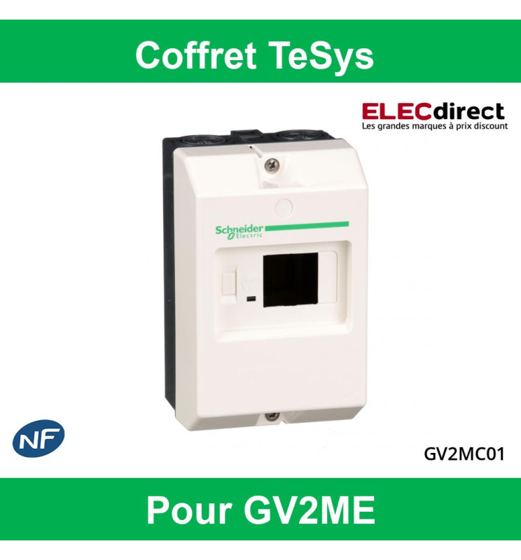 Coffret Vide TeSys GV Schneider - Pour GV2ME Arrêt D'Urgence IP55