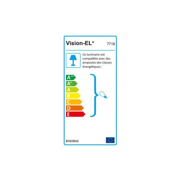 Miidex - Lot de 5 Supports Spot Orientable - Etanche à l'air - Blanc - D.100mm - BBC - Réf. : 7719x5