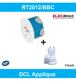 Kit douille avec prise dcl ou domino accessoire pour applique luminaire -   France