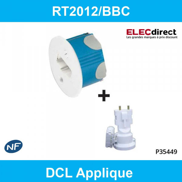 SIB - Kit Sortie d'applique DCL BBC + douille (mural) - Réf : P35449