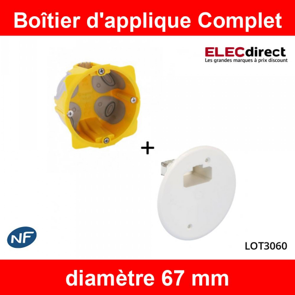 Sola Électrique 40cm, Electricien Mark Niveau à Bulle en Aluminium •  Gabarit de Perçage pour Boîte D'Encastrement • Intérieur Construction à Sec  : : Bricolage