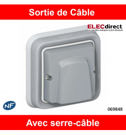 Legrand Plexo - Sortie de câble encastré - 16A - 230V - IP55/IK08 - Réf : 069848