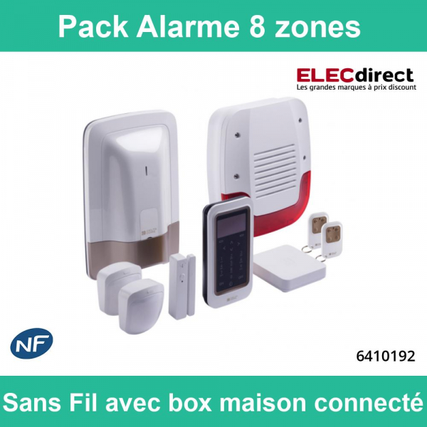 Pack Tyxal+ Pack alarme sans fil avec box maison connectee Delta Dore