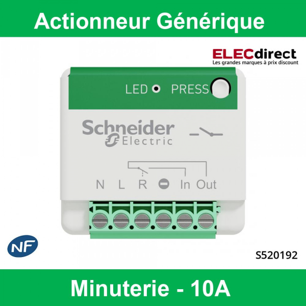 SCHNEIDER ELECTRIC - Actionneur pour radiateur électrique fil