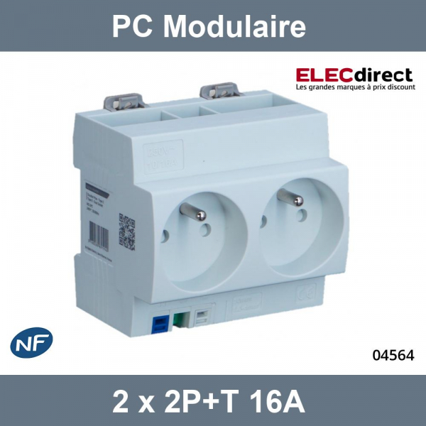 Tableau électrique pré-équipé auto 3 rangées 13 modules assemblé par  123elec avec composants Legrand