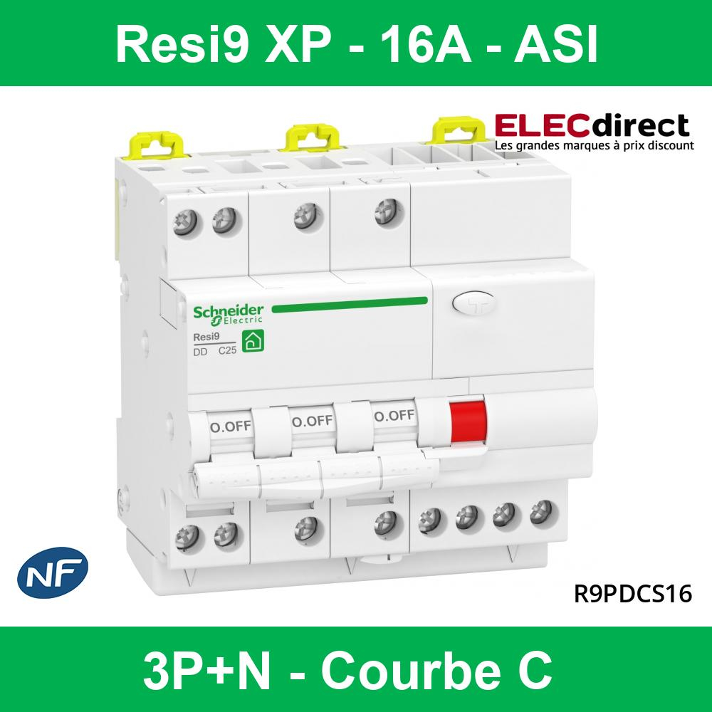Disjoncteur différentiel dispositif de protection 3P+N