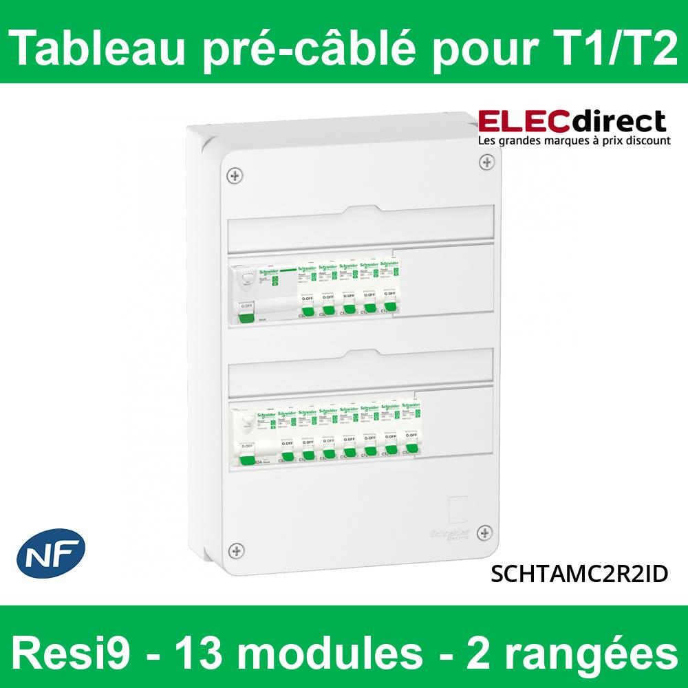 Schneider - Tableau électrique pré-équipé et pré-câblé pour T4