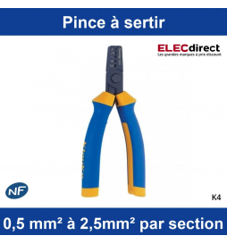 PINCE A SERTIR MANUELLE - ELECTRIC CENTER : Distributeur de